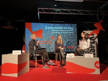 Facebook nikdy nesliboval, že bude přívětivý audiobook, Andrea Procházková, Erik Tabery