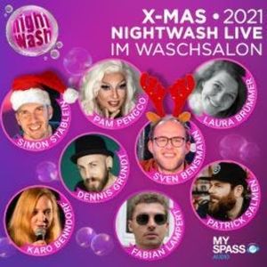 NightWash Live, Xmas 2021, Dennis Grundt, Fabian Lampert, Karo Benndorf, Laura Brümmer, Pam Pengco, Patrick Salmen, Simon Stäblein, Sven Bensmann