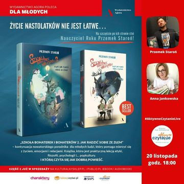 Rozmowa z Przemkiem Staroniem o książce „Szkoła bohaterek i bohaterów” audiobook, Anna Jankowska