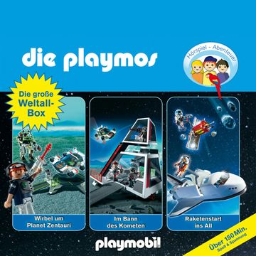 Die Playmos - Das Original Playmobil Hörspiel, Die große Weltall-Box, Folgen 29, 36, 48 audiobook, Simon X. Rost & Florian Fickel