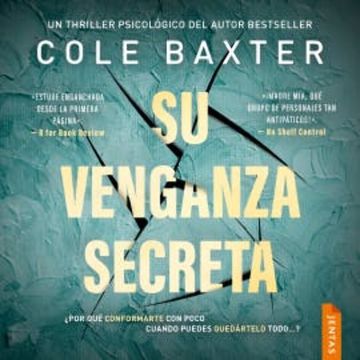 Su venganza secreta audiobook, Cole Baxter