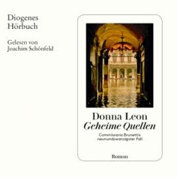 Geheime Quellen audiobook, Donna Leon