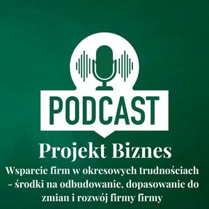55. Wsparcie firm w okresowych trudnościach - środki na odbudowanie, dopasowanie do zmian i rozwój firmy firmy, Projekt Biznes Sp. z o. o.