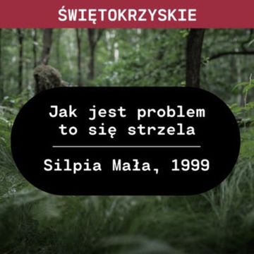 Świętokrzyskie: Jak jest problem to się strzela (Silpia Mała, 1999) audiobook, Aleksandra Orłowska