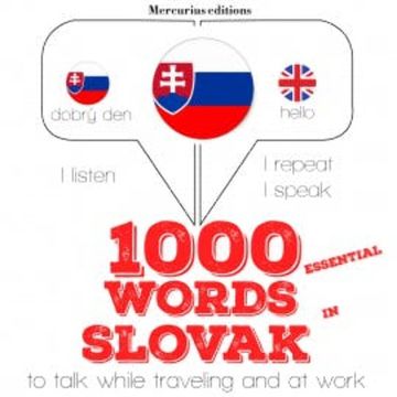 1000 essential words in Slovak audiobook, JM Gardner