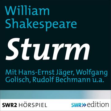 Sturm audiobook, William Shakespeare