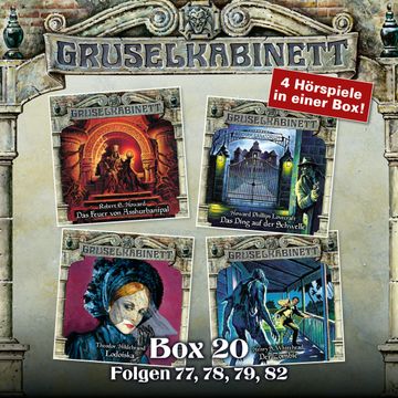 Gruselkabinett Box 20 (Folgen 77, 78, 79, 82) audiobook, H.P. Lovecraft, Henry S. Whitehead, Robert E. Howard, Theodor Hildebrand