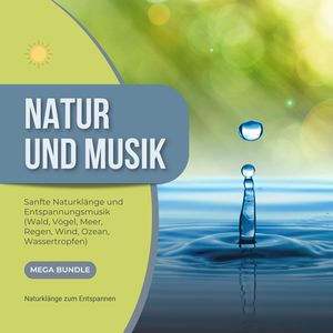 Natur und Musik: Sanfte Naturklänge und Entspannungsmusik (Wald, Vögel, Meer,  Regen, Wind, Ozean, Wassertropfen), Natur Musik Verlag