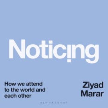 Noticing audiobook, Ziyad Marar