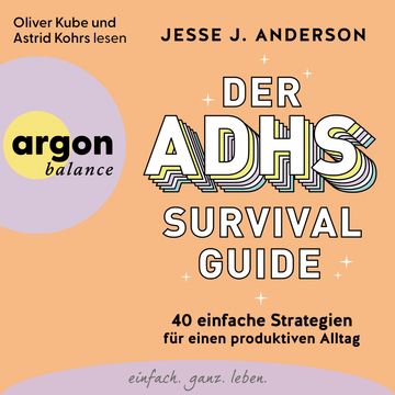 Der ADHS-Survival Guide - 40 einfache Strategien für einen produktiven Alltag (Ungekürzte Lesung) audiobook, Jesse J. Anderson