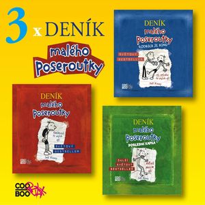 3x Deník malého poseroutky, Jeff Kinney