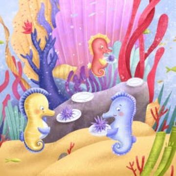 Sandy seahorse says "It's not fair!" audiobook, Linnea Taylor