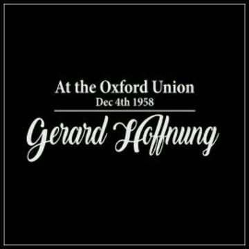 Gerard Hoffnung at the Oxford Union audiobook, Gerard Hoffnung
