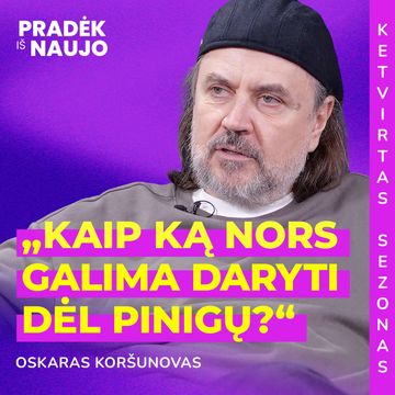 PIN su Oskaru Koršunovu | Šlovė, pinigai, kūryba, pripažinimas, alkoholis, Dievas, sustojimas audiobook, Aurimas Mikalauskas, Judita Mikalauskienė