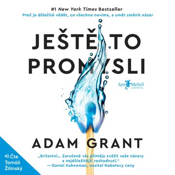 Ještě to promysli audiobook, Adam Grant