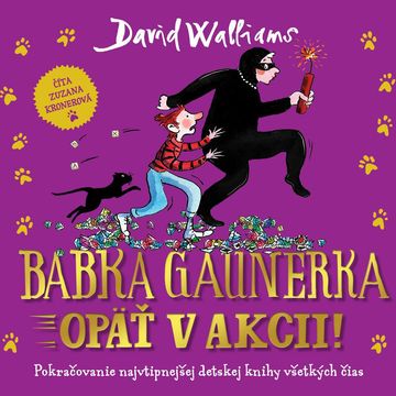 Babka gaunerka opäť v akcii audiobook, David Walliams