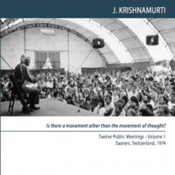 Thought is not the instrument of change audiobook, Jiddu Krishnamurti