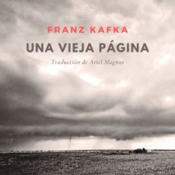 Una vieja página audiobook, Franz Kafka