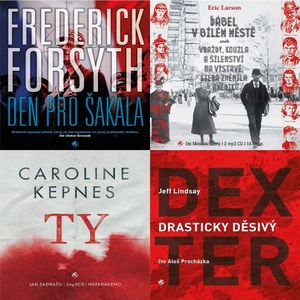 Výhodný balíček Tympanum – Výběr z thrillerů, Caroline Kepnes, Erik Larson, Frederick Forsyth, Jeff Lindsay