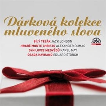 Dárková kolekce mluveného slova audiobook, Alexandre Dumas, Eduard Štorch, Jack London, Karel May