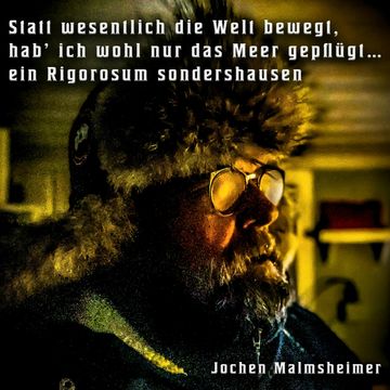 Statt wesentlich die Welt bewegt, hab ich wohl nur das Meer gepflügt - Ein Rigorosum sondershausen audiobook, Jochen Malmsheimer