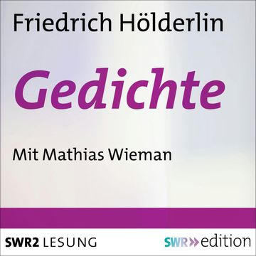 Gedichte audiobook, Friedrich Hölderlin