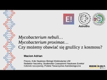 Czy możemy obawiać się gruźlicy z kosmosu? - Adrian Macion audiobook, Wszechnica FWW