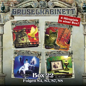 Gruselkabinett Box 22 (Folgen 84, 85, 87, 88) audiobook, Hanns Heinz Ewers., John Willard, William Wymark Jacobs
