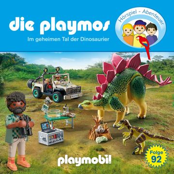 Die Playmos, Folge 92: Im geheimen Tal der Dinosaurier (Das Original Playmobil Hörspiel) audiobook, Florian Fickel, Simon X. Rost