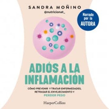 Adiós a la inflamación audiobook, Sandra Moñino