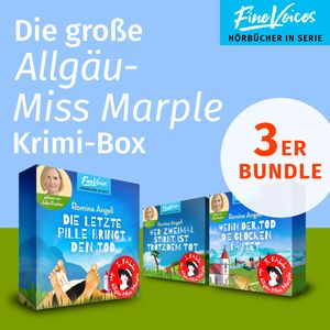 Die große Allgäu-Miss Marple Krimi Box - Die letzte Pille bringt den Tod + Wer zweimal stirbt, ist trotzdem tot + Wenn der Tod d, Romina Angeli