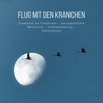 Flug mit den Kranichen: Traumreise zum Einschlafen - Schlafgeschichte - Mentalreise - Tiefenentspannung - Fantasiereise audiobook, Patrick Lynen