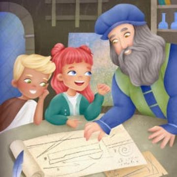 Treehouse timemachine - Leonardo audiobook, Ewan Cameron