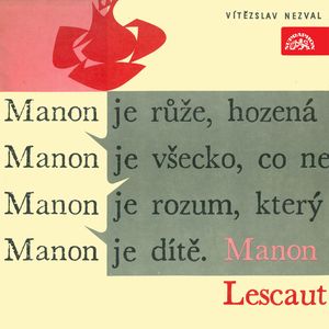 Manon Lescaut - Výběr scén, Vítězslav Nezval