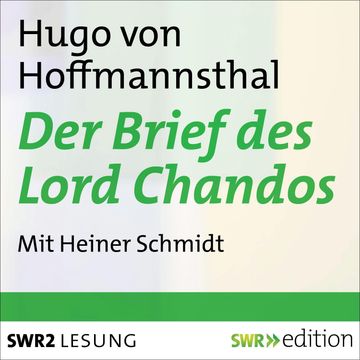Der Brief des Lord Chandos audiobook, Hugo von Hoffmannsthal
