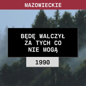 Mazowieckie: Będę walczył za tych co nie mogą (1990) | Bogdan Kacmajor, Janusz Ochnik audiobook, Aleksandra Orłowska