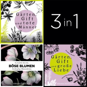 Große Gartenkrimi-Reihe - Drei herrlich böse Krimibände von Klaudia Blasl - Große Gartenkrimi-Reihe (Ungekürzt) audiobook, Klaudia Blasl