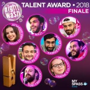 NightWash, Talent Award 2018 - Finale, Aladdin, Hani Who, Janine vom Olivenbaum, Kawus Kalantar, Maria Clara Groppler, Mazi, Niclas Amling, Simon Stäblein, Sven Bensmann, Tobi Freudenthal