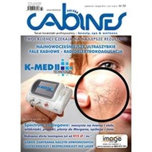 Cabines numer 72 wrzesień-październik 2015, Czasopismo kosmetyczne - Kosmetyka Spa & Wellness