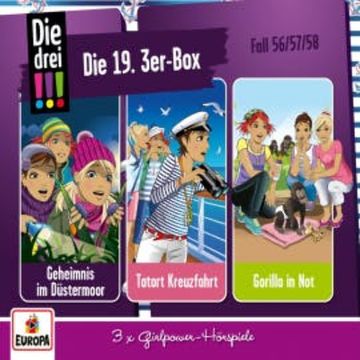 Die drei !!! 3er-Box (Folgen 56-58) audiobook, Ann-Katrin Heger