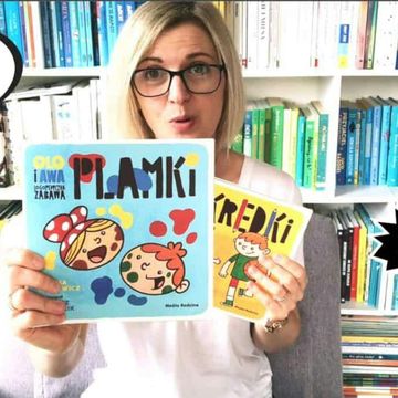 Olo i Awa logopedyczna zabawa PLAMKI i KREDKI (wiek 3-5) audiobook, Anna Jankowska