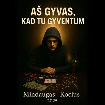 AŠ GYVAS, KAD TU GYVENTUM audiobook, Mindaugas Kocius