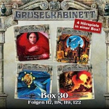 Gruselkabinett, Box 30: Folgen 117, 118, 119, 122 audiobook, H.G. Wells, Jules Verne, Leopold von Sacher-Masoch