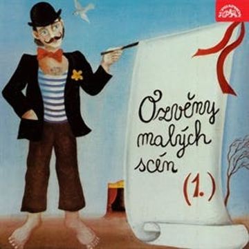 Ozvěny malých scén 1 audiobook, Jan Borna, Jan Burian, Jaroslav Dušek, Jiří Dědeček, Jiří Just, Luboš Unzeitig, Václav Koubek, Vladimír Just