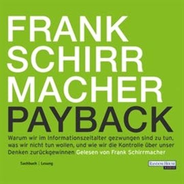 Payback audiobook, Frank Schirrmacher