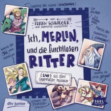Ich, Merlin, und die furchtlosen Ritter audiobook, Frank Schwieger