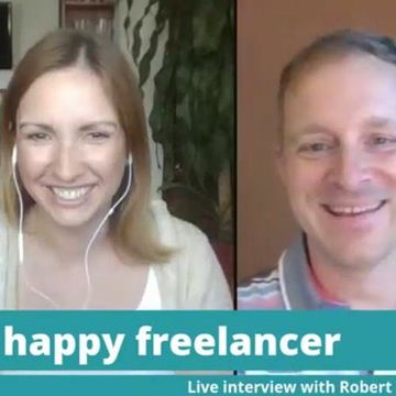 Live interview with Robert Vlach for freelance English teachers, hosted by Nina English, Robert Vlach