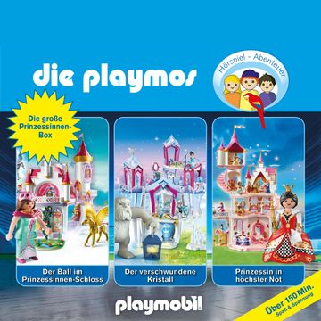 Die Playmos - Das Original Playmobil Hörspiel, Die große Prinzessinnenbox, Folgen 34, 63, 81 audiobook, David Bredel, Florian Fickel, Simon X. Rost