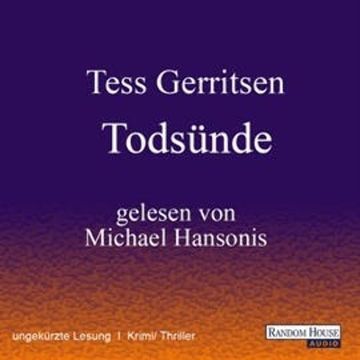 Todsünde audiobook, Tess Gerritsen