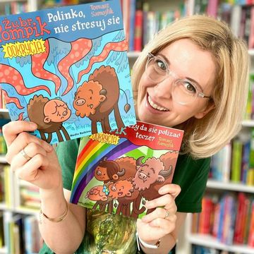 Żubr Pompik ODKRYCIA. „Polinko, nie stresuj się!” i „Czy da się polizać tęczę?” audiobook, Anna Jankowska